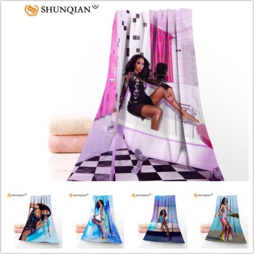 Custom Kelendria Kelly Rowland 35x75cm Face Towels Facecloth Microfiber Washcloth Quick drying Sports Towel