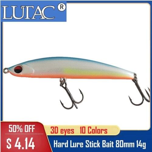 Fishing Pencil Bait 80mm 14g Slowsinking Stickbait saltwater wobblers trolling pesca