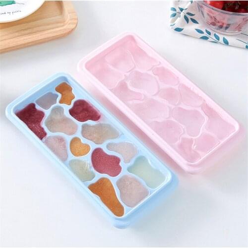 2PCS DIY 14 Ice Boxes With Irregular LIDS Made From Domestic Plastic Molds Ice Cream Tubs