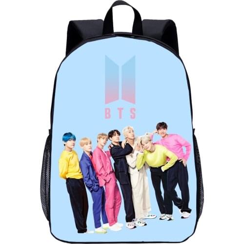 Girls School Bag Korean Kpop Boys Group Fashion Bag Of Women Kids School Bag College Bags Backpack Backpack Laptop Bags