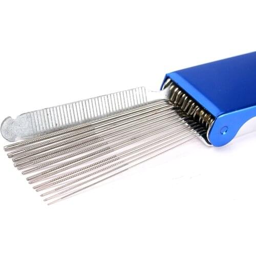 Guitar Bridge Pin Hole Tool Luthier 1x Flat and 13x Round File Set Tools