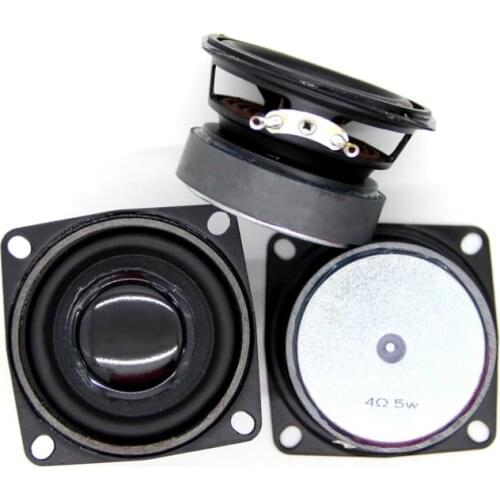 SOTAMIA 2Pcs 2 Inch Audio Speakers 4 Ohm 5W Loudspeaker DIY Woofer Multimedia Home Theater Mini Blutooth Speaker