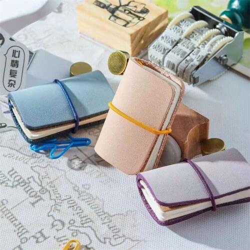 Super Small Mini TN Hand Account BookHand Written Notes Cowhide Book Lovely Travel Notebook Diary Hand Book
