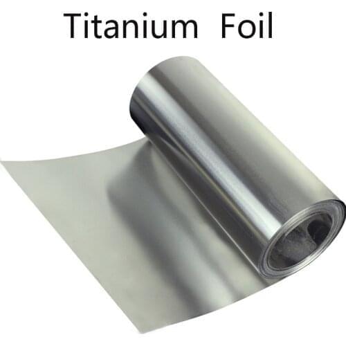 Titanium Strip 0.1-0.5mm Ti Foil Thin Sheet Industry DIY Material Corrosion Resistance Medical Titanium Aerospace Machining