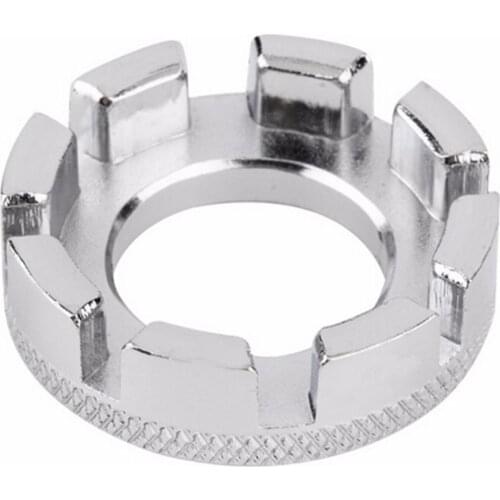 Bicycle Spoke Nipple Wrench 8 Way Groove Bike Wheel Rim Adjuster Spanner Galvanized Repair Service Tool Key Cycling Accessories