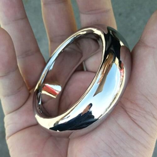 Top Stainless Steel Scrotum Pendant Penis Cock Ring Chastity Cage Restraint Scrotum Pendant Testicle Cock Ring,Sex Toys,BB2-2-78