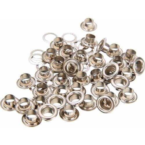 Grommet Punch 4mm Clothing Installation Tool + Leather Punch + 80 Holes (40 In Silver And Copper) Sewing DIY Accessories