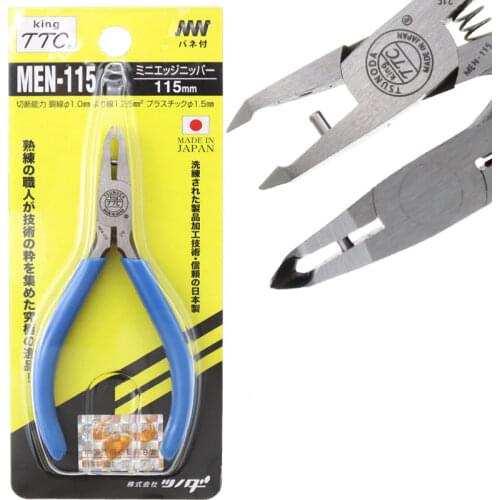 Japan Kakuda TTC MEN-115 Baby Nose Pliers Precision Electronic End Diagonal Pliers (Saving Type) 115mm