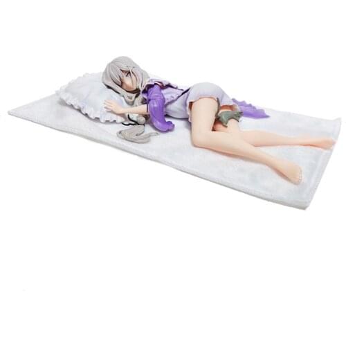 Japanese Anime Re:Life in a different world from zero Emilia Figure Collection Sexy Girl Emilia Model Toy PVC Action Figure Gift