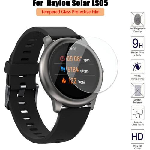 Tempered Glass Film For Haylou Solar LS05 Smart Watch Screen Protector HD Clear Films Watch Accessories for Xiaomi Haylou Solar