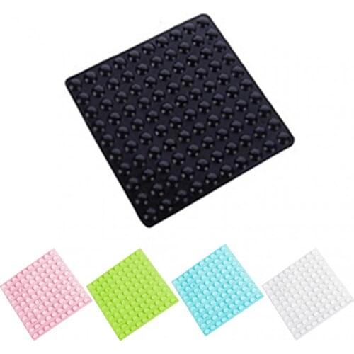 100 Pcs Door Stopper Door Cabinet Anti-collision Shock Absorber Soft Feet Pad Self Adhesive Round Silicone Rubber Damper Bumper