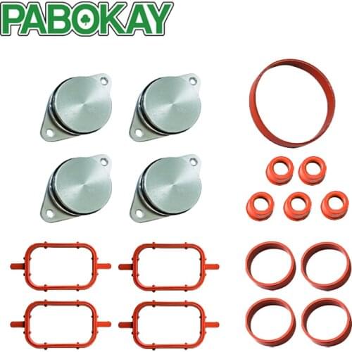 4*32mm Manifold Swirl Flap Gasket O-rings Seals Blanking Plate For BMW 11612246949,11612245439, 11612246945,11617790198