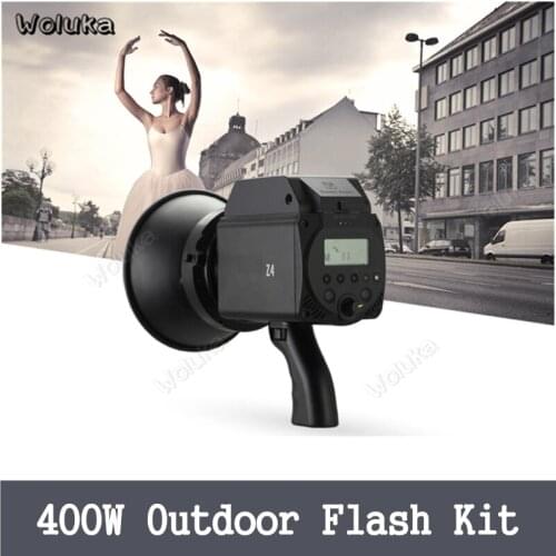 400W Outdoor Flash GN79 4000mAh Battery Bowens Reflector Handle Optional Trigger For Outside Shooting Studio Flashlight CD50 T10