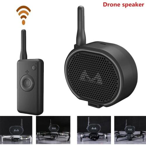 Altavoz Para Dron Megáfono Para Dron, Cámara De Transmisión Aérea Con Altavoz, Distancia De Control De 1200m