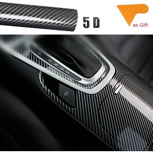 5D Carbon Fiber Car Stickers For BMW G30 E39 E90 E60 E36 F30 F10 E34 E30 Mini Cooper Audi A4 B8 A3 A6 C6 Q5 A5 Q3 Q7 Accessories