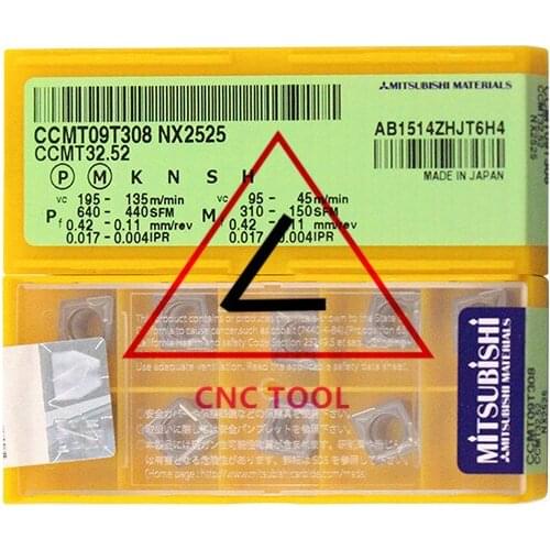 CCMT 09T308 NX2525 10pcs original Mitsubishi turning insert DIAEDGE