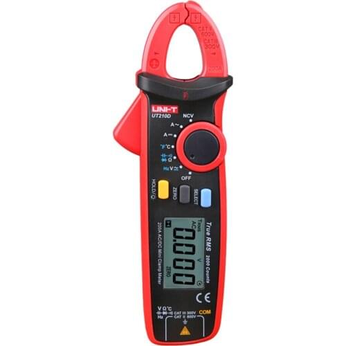 UNI-T UT210D Mini Digital Clamp Meter Auto Range True RMS NCV clamp meter ac dc