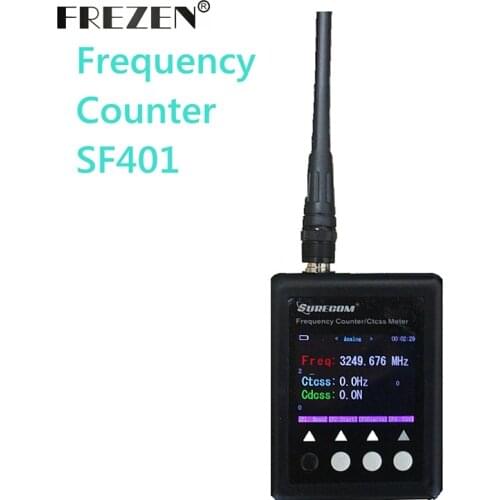 NEW SURECOM Digital Radio Tester 27Mhz-3000Mhz Decoder Portable Frequency Counter For Walkie Talkie Sf401 Plus CTCSS CDCSS Meter