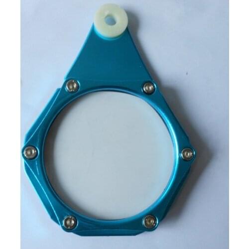 Motorcycle tax disc holder with aluminum black only universal motorcycle