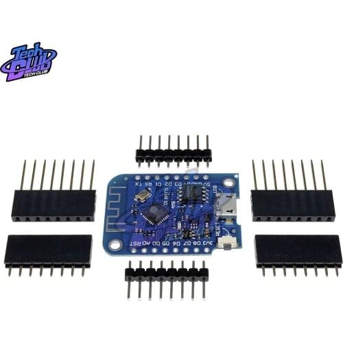 For Wemos D1 Mini V3.0.0 WIFI Internet of Things Development Board Based ESP8266 CH340 CH340G for Arduino Nodemcu V2 MicroPython