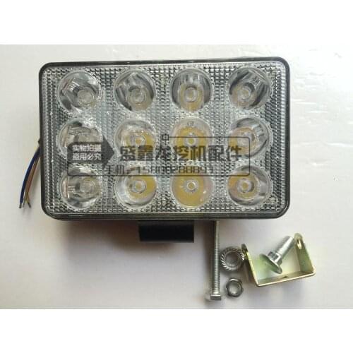 Excavator 5 inch 12 bead LED headlamps Kobelco Sumitomo modern lamp arm cab ceiling lamp box