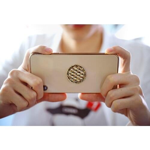 Holder Finger Ring Metal Mobile Phone Stand Holder For iPhone 9 X 8 7 plus 5 5S 6 6p Magnetic Phone ring Round Car Mount Stand