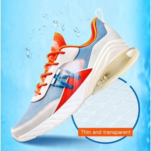 ONEMIX Air Cushion Running Shoes Men Damping Breathable Mesh Light Sports Shoes Women Casual Fitness Outdoor Anti-skid Sneakers