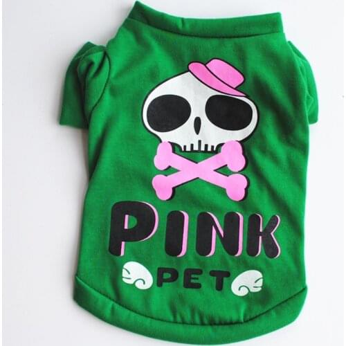 Summer Small Medium Pet Clothes for Dogs Personality Designer Dog Clothes for Labradors Cute Teddy Bear Dog Clothes Puppy Vests