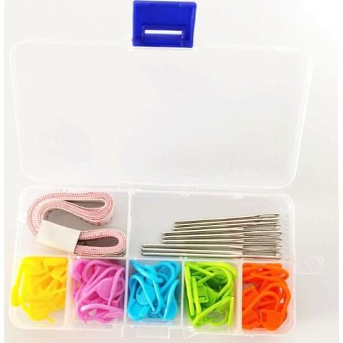 Knitting Material Marking Knitting Sweater Counting Buckle Anti-Release Plastic Small Pin Whole Box Set