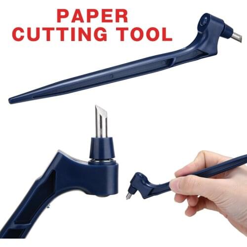 New Portable Mini Paper Cutting Tool 360 Degrees Rotating Hand-Held Engraving Cutter DIY Utility Knife Art Cutting Tools
