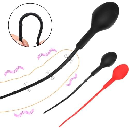 Urethral Dilators Insertion Urethral Plug Vibrating USB Charging Sex Toys for Men Vibrator Penis Plug Catheter Plug