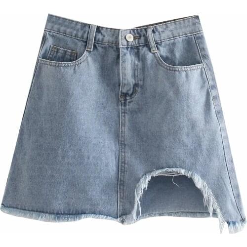 Sexy Solid Mini A Line Skirts DLBSQ087