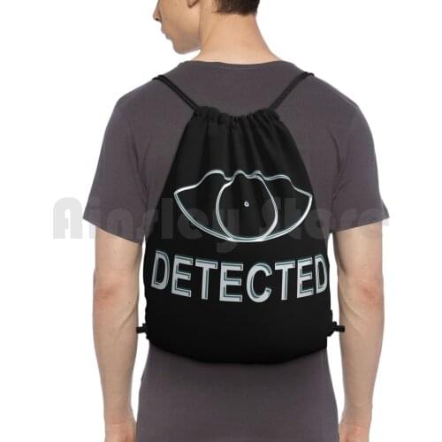 Skyrim Detected Hidden Backpack Drawstring Bags Gym Bag Waterproof Skyrim Detected Hidden Skyrim Detected Hidden Detected