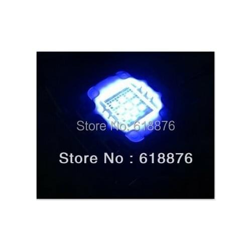 5pcs 10W 45mil high power Royal Blue LED 450nm-455nm led chip 10W Royal blue Led lamp beads