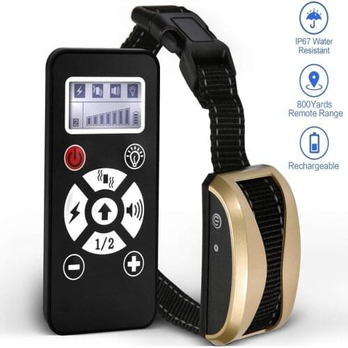 Shock Anti Bark Electronic Collar Dog Agility Remote Shocker Dog Training Collar