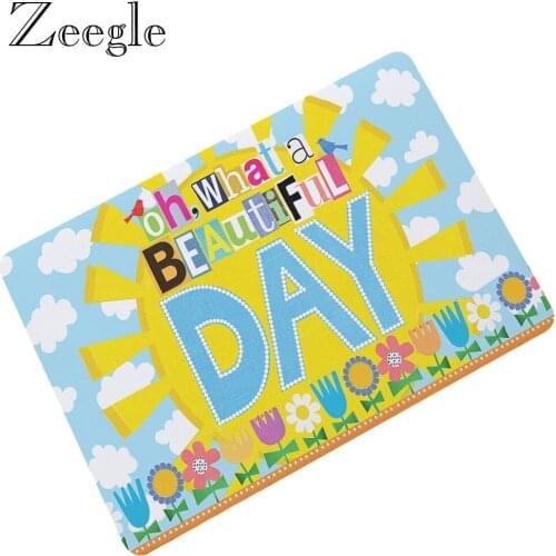 Zeegle Funny Rubber Doormat Rugs Doormat Non-slip Floor And Kitchen Mats Welcome Mat Door Funny Absorbent Carpet
