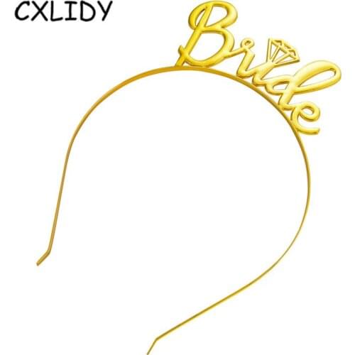 Golden Team Bride Photo Props Hen Party Glasses Bride Headband Bride to Be Badges Bachelor Party Decoration Balloons Sash