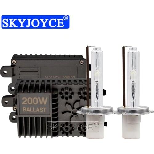 2021 NEW SKYJOYCE Car Light Headlight 200W HID XENON KIT H7 H1 H3 H8 H11 D2H 200W Fast Bright HID FISHING LAMP H3 200W HID LIGHT