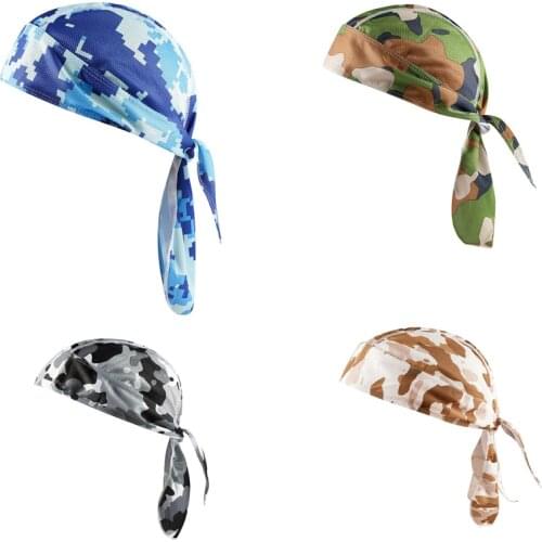 Quick Dry Pure Cycling Cap Head Scarf Men Running Riding Bandana Headscarf Ciclismo Pirate Cap Headband Men Head Scarf hat