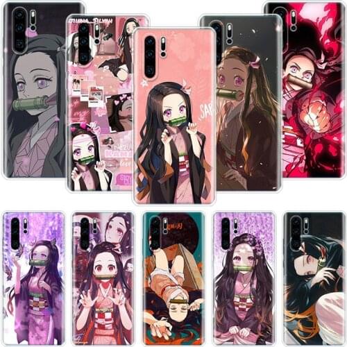 Demon Slayer Kamado Nezuko Phone Case For Huawei Honor 10 9 20 9X 8A 8X 8S 7A 7X Lite Pro 10i 20i Y5 Y6 Y7 Y9 2019 Cover Coque