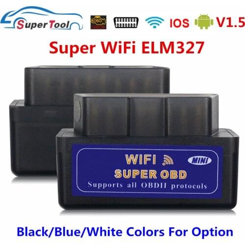 ELM327 V1.5 OBDII Automotive Scanner ELM327 WIFI OBD2 Scanner ELM 327 WI-FI/WIFI 1.5 Car Diagnostic Tool OBD 2 ELM 327 WIFI V1.5