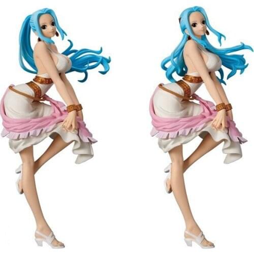 25CM Classic Anime One Piece Decoration Flash Charm Miss Wednesday Action Humanoid Color Box Model Toy Childrens Gift Collection