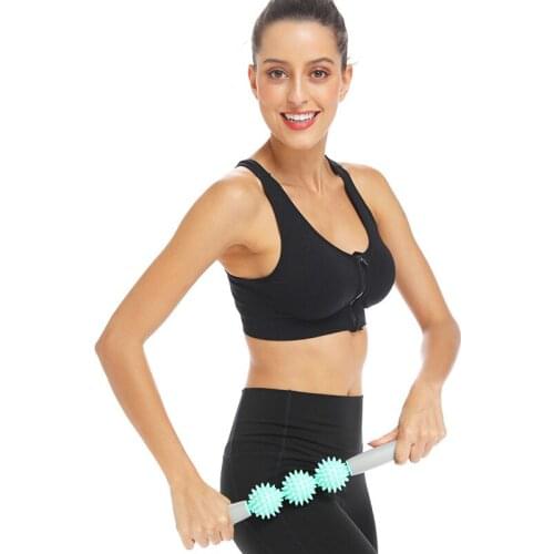 Massage Stick Pressure Point Muscle Mass, Physical Therapy Exercise, Muscle Roller Sticks Deep Tissue, Fascia Roller for Sore Mu