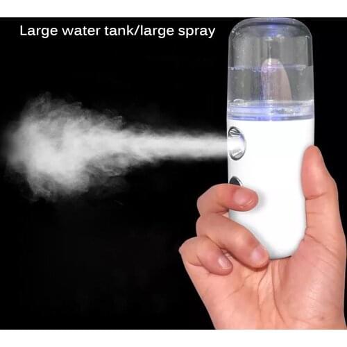 Mini Rechargeable Nano Spray Water Meter Nano Portable Fog Sprayer Body Nebulizer Facial Steamer Moisturizing Skin Care
