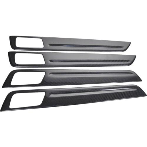 Dry Carbon Fiber Sticker Car Dashboard Outlet Cover Gear Drink Houlder Moulding Trim for Porsche Cayenne 2018up Interior Trims