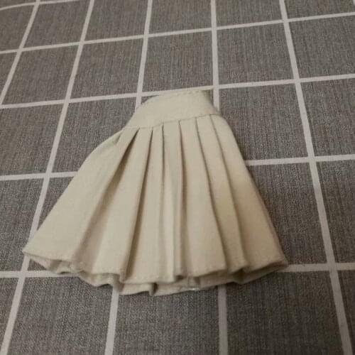 BJD 1/6 Doll Clothes Black White Doll Dress Pleated Skirt Clothes For Dolls Girl Toys Kids Toys Dress Baby Toys Doll Accessories