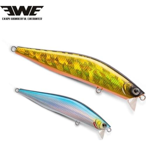 EWE BAOTAN Floating Minnow Lure 90mm/12.5g Wobbler Articial bait fishing tackle for bass lures