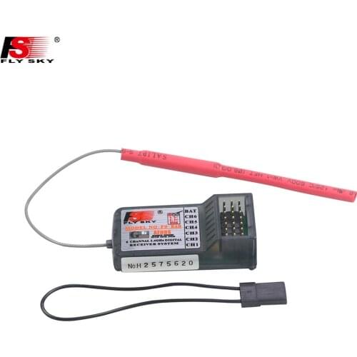 1pcs FlySky FS-R6B 2.4Ghz 6CH RC AFHDS FS R6B Receiver for i6/i10/T6/CT6B/FlySky-TH9x Transmitter