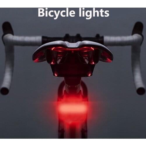 Durable Bike Taillight Skillful Manufacture Mountain Bicycle Rear Lighting USB Rechargeable Night Cycling Bike Induction Lamp