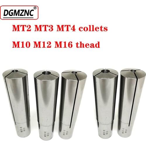 MT2 MT3 MT4 Spring collets thread M10 M12 M16 Mohs collets tapper cone collet chuck for cnc machine clamping
